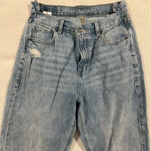 American Eagle Outfitters High Rise Light Blue Jeans
